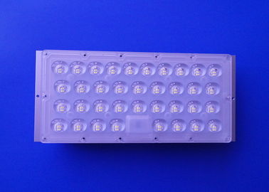 3030SMD 150mA एलईडी स्ट्रीट लाइट मॉड्यूल 100x140 डिग्री पीसीबी बोर्ड वाइड एंगल लेंस