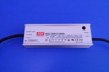 निविड़ अंधकार 120W मीनवेल चालक एल्यूमीनियम मामले के साथ लगातार चालू एलईडी बिजली की आपूर्ति