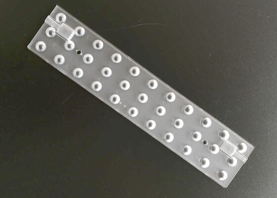 120 डिग्री SMD 3030 2835 रैखिक एलईडी लेंस PMMA सामग्री