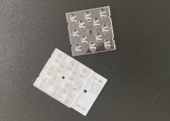 स्क्वायर Smd3030 7W एलईडी स्ट्रीट लाइट मॉड्यूल 156x68 लेंस