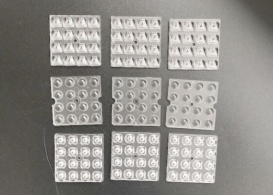 50x50 मिमी के लिए 16 24LEDs SMD3030 SMD5050 ऑप्टिकल पीसी लेंस