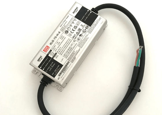 एलईडी प्रकाश व्यवस्था के लिए 90-305VAC इनपुट के साथ 75W निरंतर शक्ति एलईडी ड्राइवर