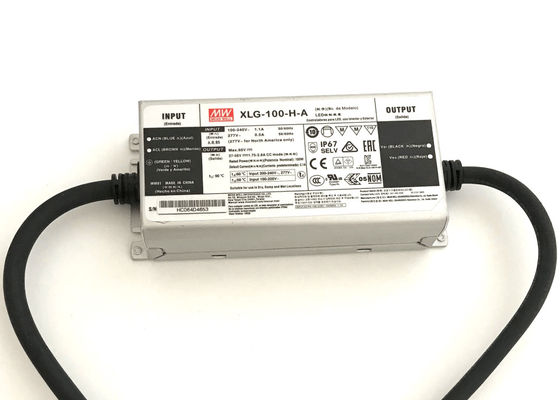 मीनवेल एसी डीसी लगातार चालू एलईडी बिजली की आपूर्ति 100 वाट XLG-100-H-A IP67