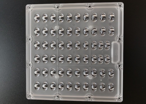 175x175mm 5050 एसएमडी एलईडी सरणी लेंस प्रकार 2 वर्ग प्रकाश लेंस 60w 120w