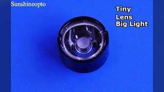 सबसे छोटा XPE XPC LED लेंस 10-70 डिग्री