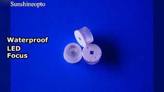 स्पॉटलाइट के लिए वाटरप्रूफ 45 एलईडी लेंस